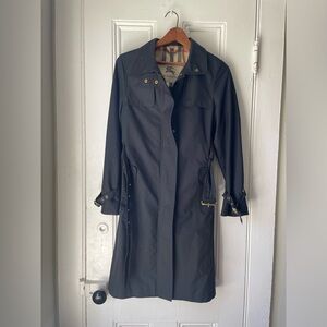 Burberry mid length rain coat